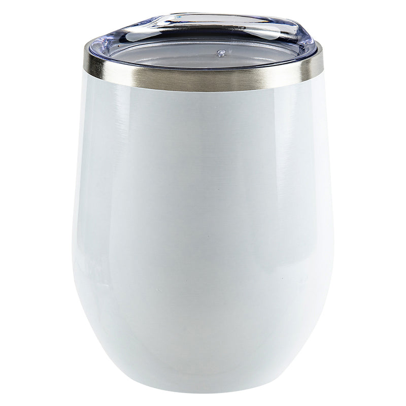 White Wine Tumbler 12oz Double Wall