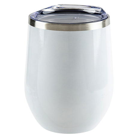 White Wine Tumbler 12oz Double Wall