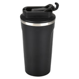 Black Tumbler 17oz Double Wall Dual Flip Lid
