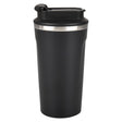 Black Tumbler 17oz Double Wall Dual Flip Lid