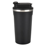 Black Tumbler 17oz Double Wall Dual Flip Lid