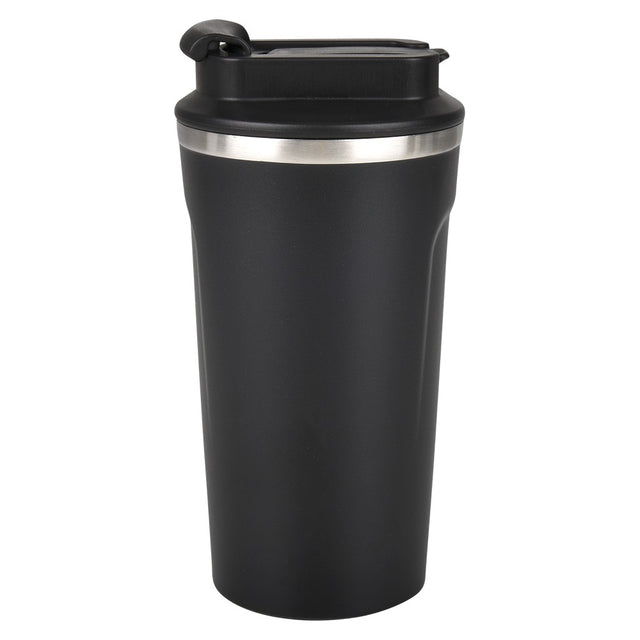 Black Tumbler 17oz Double Wall Dual Flip Lid