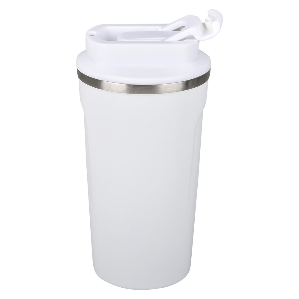 Stainless Steel Tumbler 17oz Dual Flip Lid White