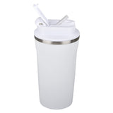 Stainless Steel Tumbler 17oz Dual Flip Lid White