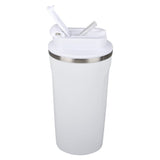 Stainless Steel Tumbler 17oz Dual Flip Lid White