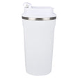 Stainless Steel Tumbler 17oz Dual Flip Lid White