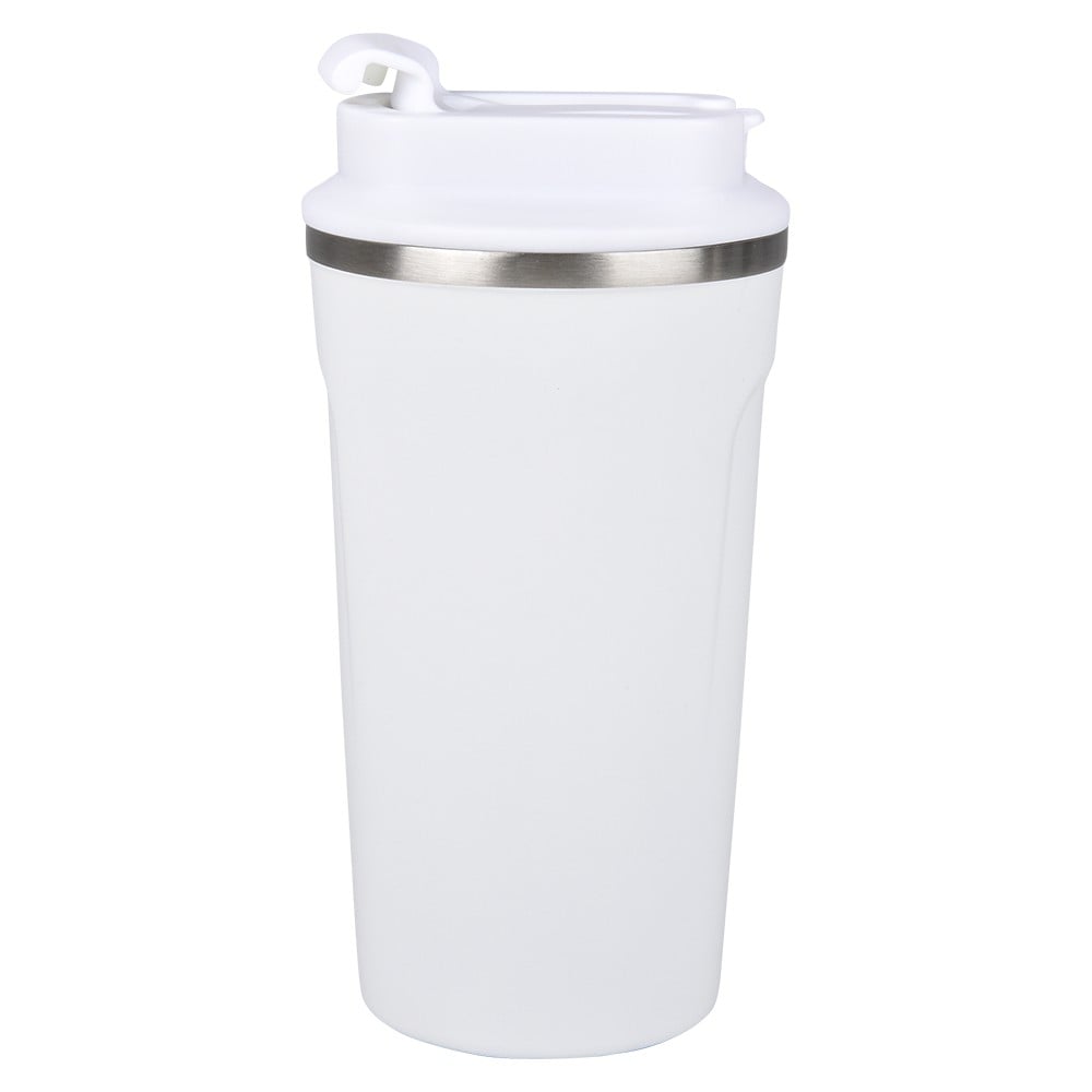 Stainless Steel Tumbler 17oz Dual Flip Lid White