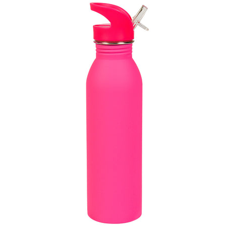 Stainless Steel Neon Pink Bottle 24oz