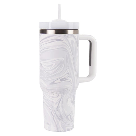 Jumbo Swirl Tumbler With Handle 40oz