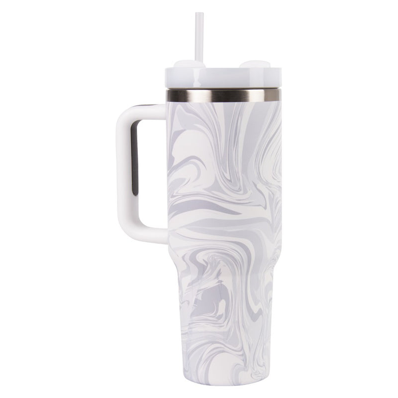 Jumbo Swirl Tumbler With Handle 40oz