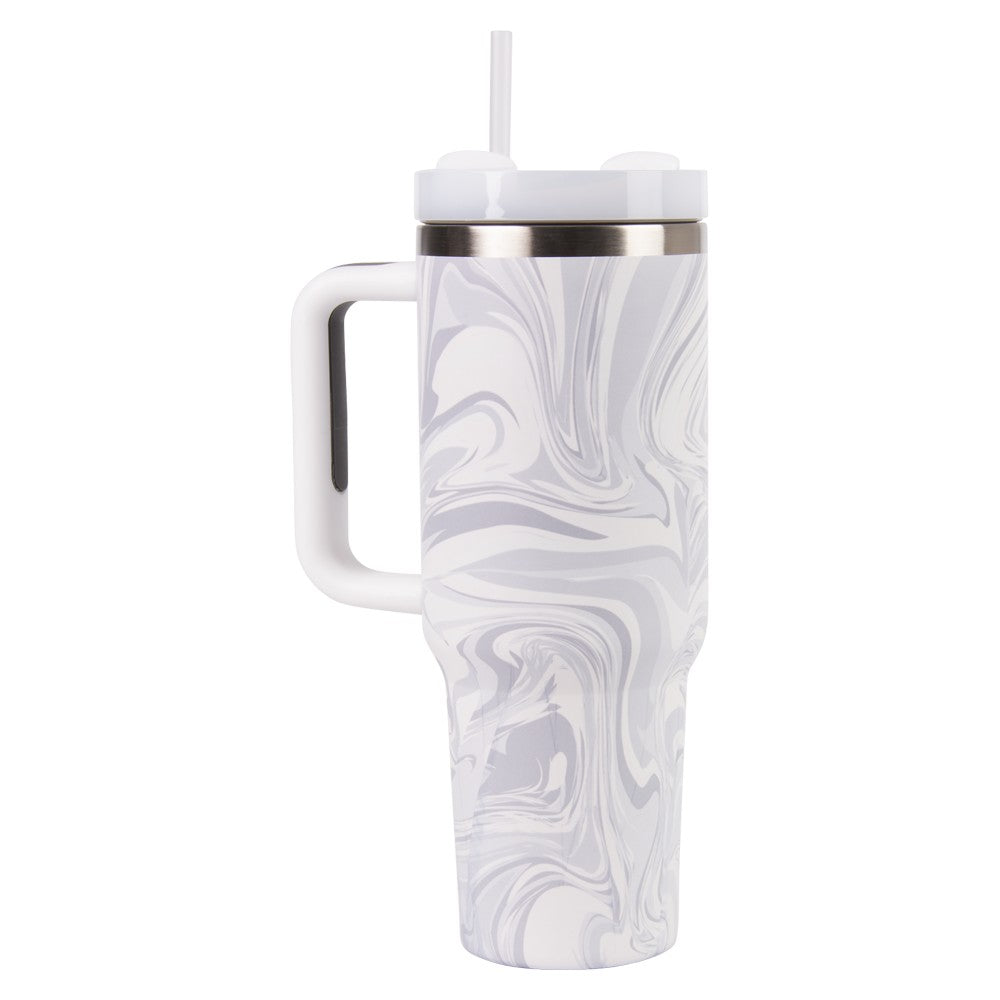 Jumbo Swirl Tumbler With Handle 40oz