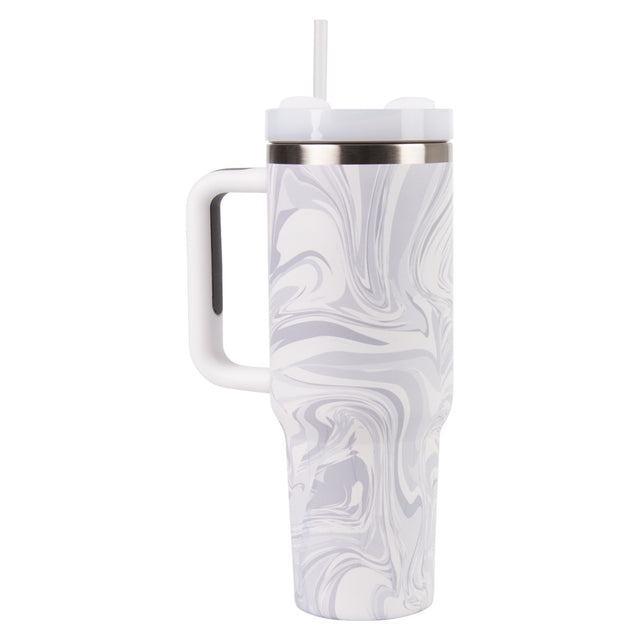 Jumbo Swirl Tumbler With Handle 40oz