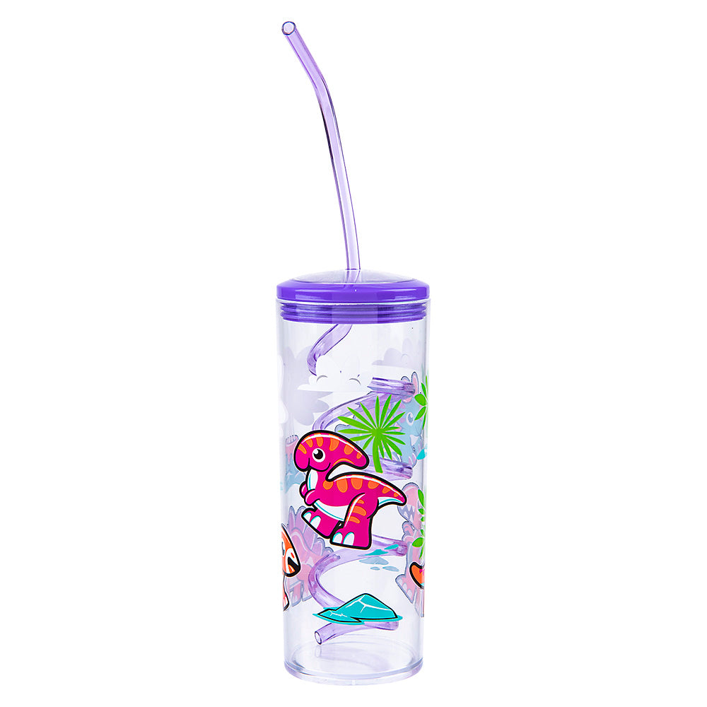Dinosaur Cup With Twisty Straw 11oz
