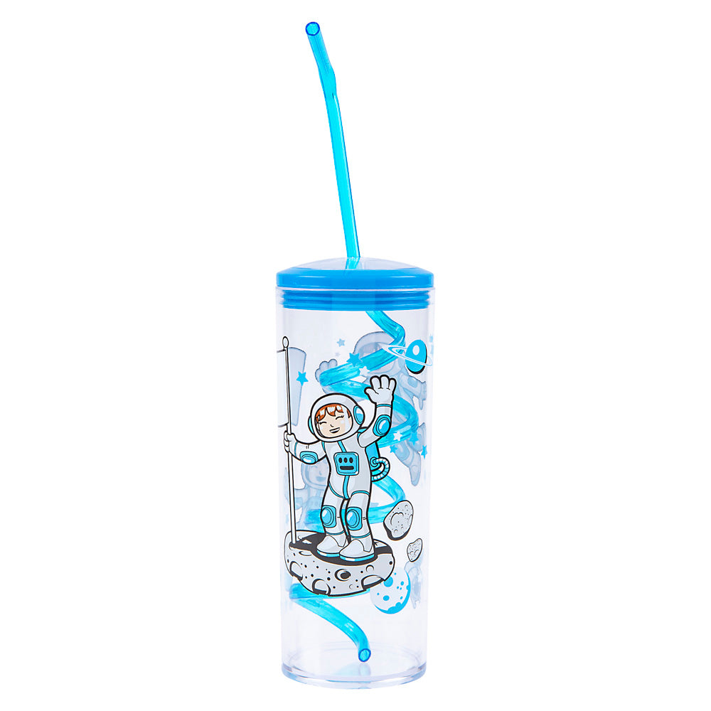 Space Cup With Twisty Straw 11oz