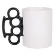 Brass Knuckle Mug White