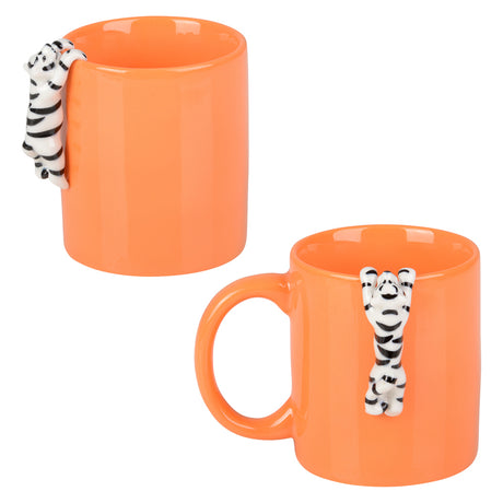 Tiger Mug 11.5oz Hanging White Tiger Mug