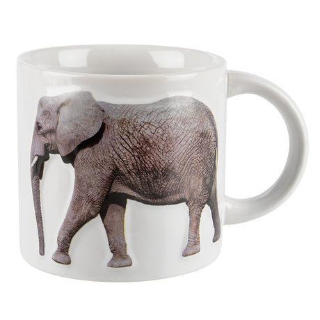 Elephant Mug 17oz Embossed
