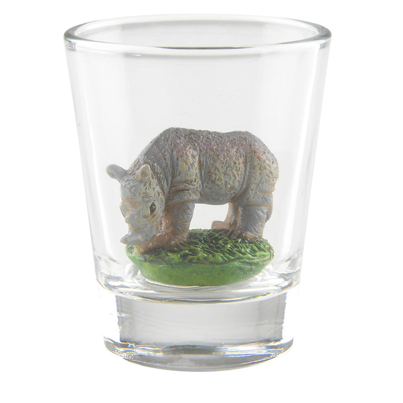 Rhino Decorative Shot Glass