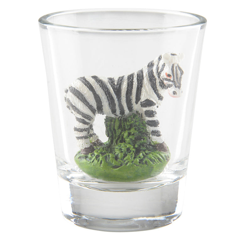 Zebra Decorative Shot Glass