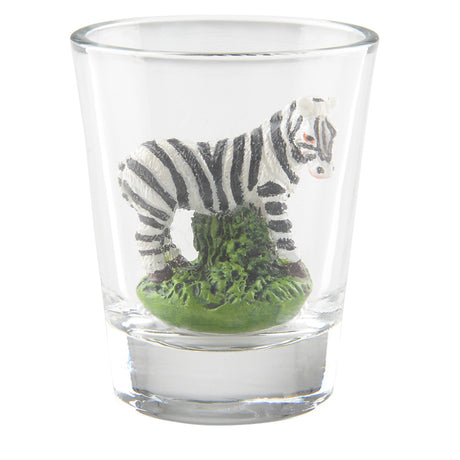 Zebra Decorative Shot Glass