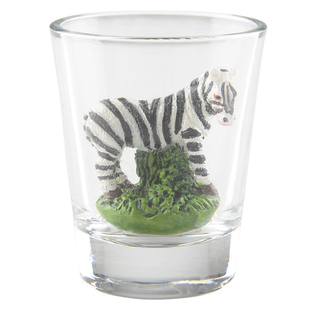 Zebra Decorative Shot Glass