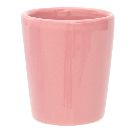 Pink Shot Glass 1oz Glazed Ceramic