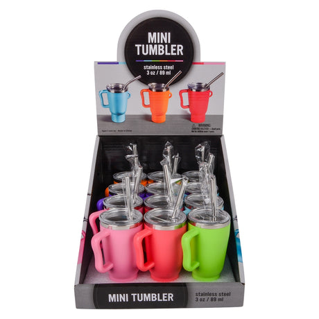 Mini Tumbler Shot Clip With Handle 3oz (1 DSP)