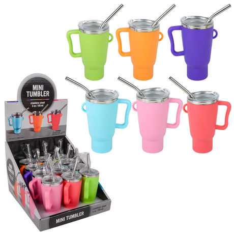Mini Tumbler Shot Clip With Handle 3oz (1 DSP)