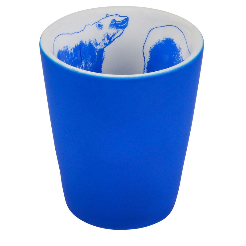 Polar Bear Ceramic Shot Glass 1oz