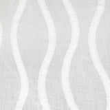 Quincy Fabric Polyester Fabric - Wavy Textured Sheer, 110" Width (1 Yard)