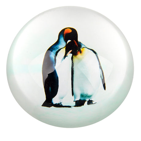 Penguin Dome Paperweight 80 mm