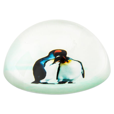 Penguin Dome Paperweight 80 mm