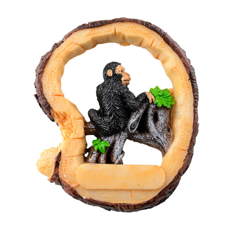 Monkey Resin Tree Bark Magnet