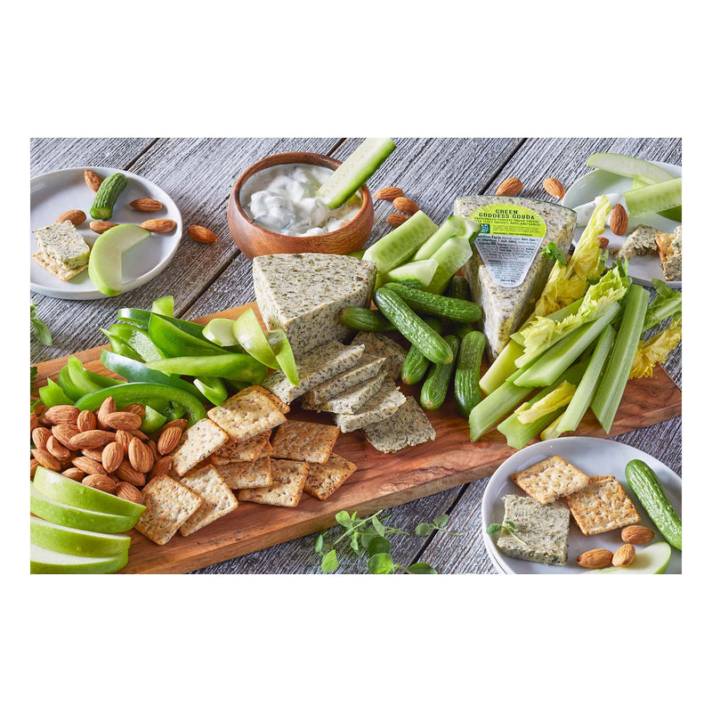 Green Goddess Gouda Cheese – Herby & Nutty Blended Cheese