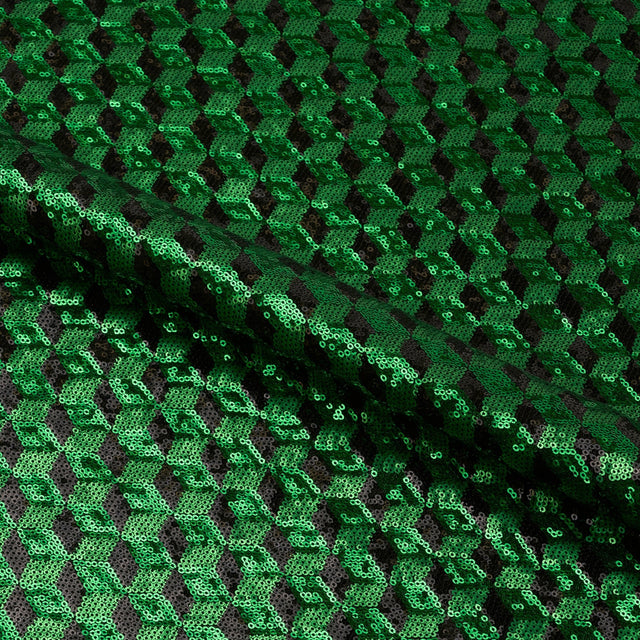 Sequin Mesh Fabric Black