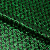 Qburtz Mesh Sequin Fabric - Black/Royal, Black/Red, Black/Purple, Black/Kelly, 54" Width (1 Yard)