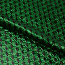Qburtz Mesh Sequin Fabric - Black/Royal, 54" Width (1 Yard)