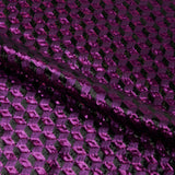 Qburtz Mesh Sequin Fabric - Black/Royal, Black/Red, Black/Purple, Black/Kelly, 54" Width (1 Yard)