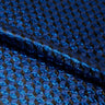 Qburtz Mesh Sequin Fabric - Black/Royal, 54" Width (1 Yard)
