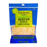 Finely Shredded Light Mexican Style Cheese Blend Reduced Fat Melting Cheese Mix