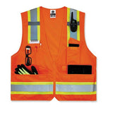 Polymesh Reflective Vest w liner - 10 pack - 100% polyester