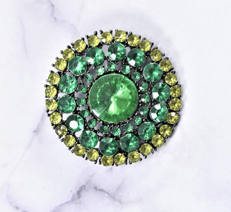 Rhinestone Connector Multi-Color Gemstone Slider