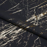 Quartz Spandex Spandex Fabric - Black/Gold, 56" Width (1 Yard)