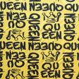 Cotton Lycra Jersey Knit Queen on Yellow