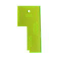 Quilt Binding Ruler Acrylic Green 2.5 in x 5 in