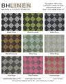 Linen Yarn-Dyed Quilted Mesh Fabric