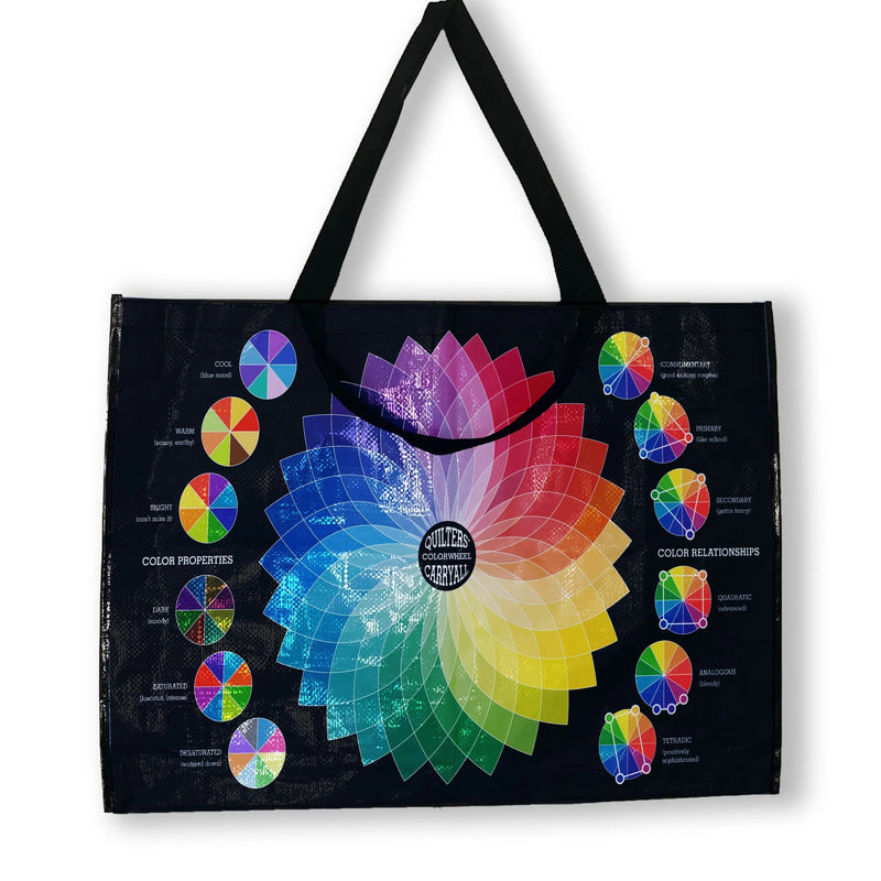 Quilter's Color Wheel Carry-All Tote Bag