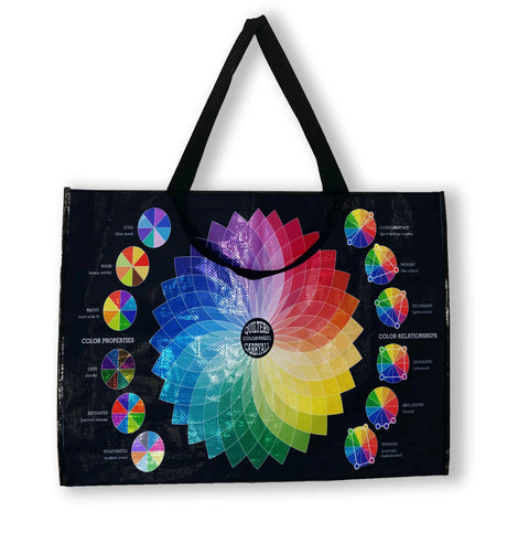 Quilter's Color Wheel Carry-All Tote Bag
