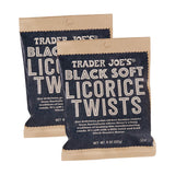 ট্রেডার জো'স সফট ব্ল্যাক লিকোরিস টুইস্টস সুইট অ্যান্ড চিউই ৮ আউন্স