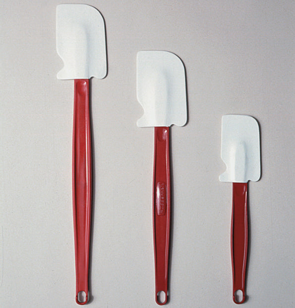 Rubbermaid High-Heat Silicone Scraper with Nylon Handle, 13-1/2"